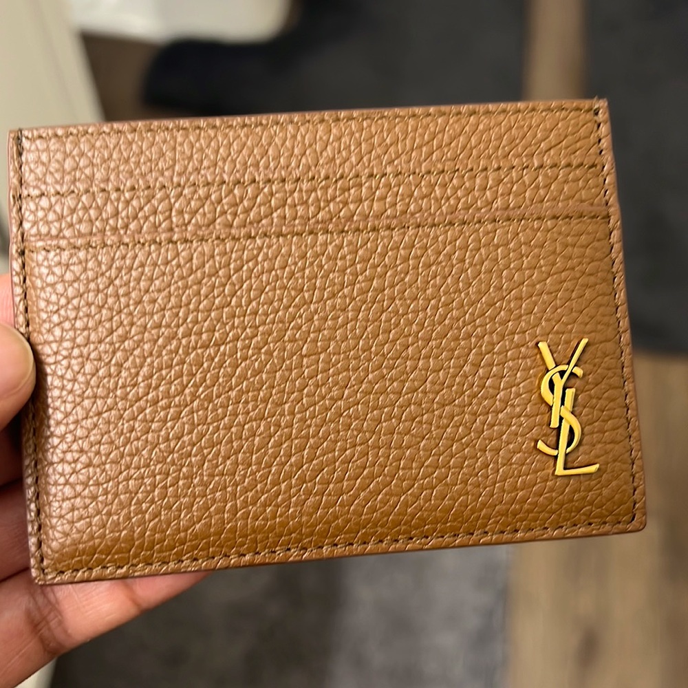 YSL Leather Card Holder